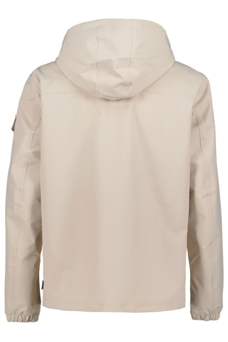 Donders beige heren jas | Achteraanzicht