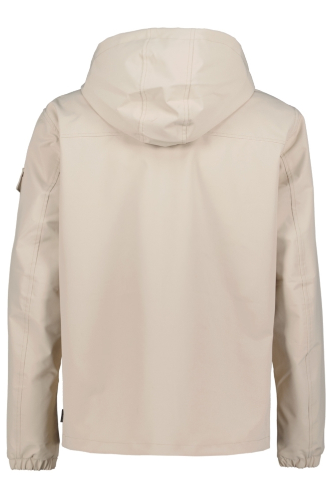 Donders beige heren jas | Achteraanzicht