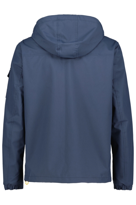 Donders blauwe heren jas | Achteraanzicht