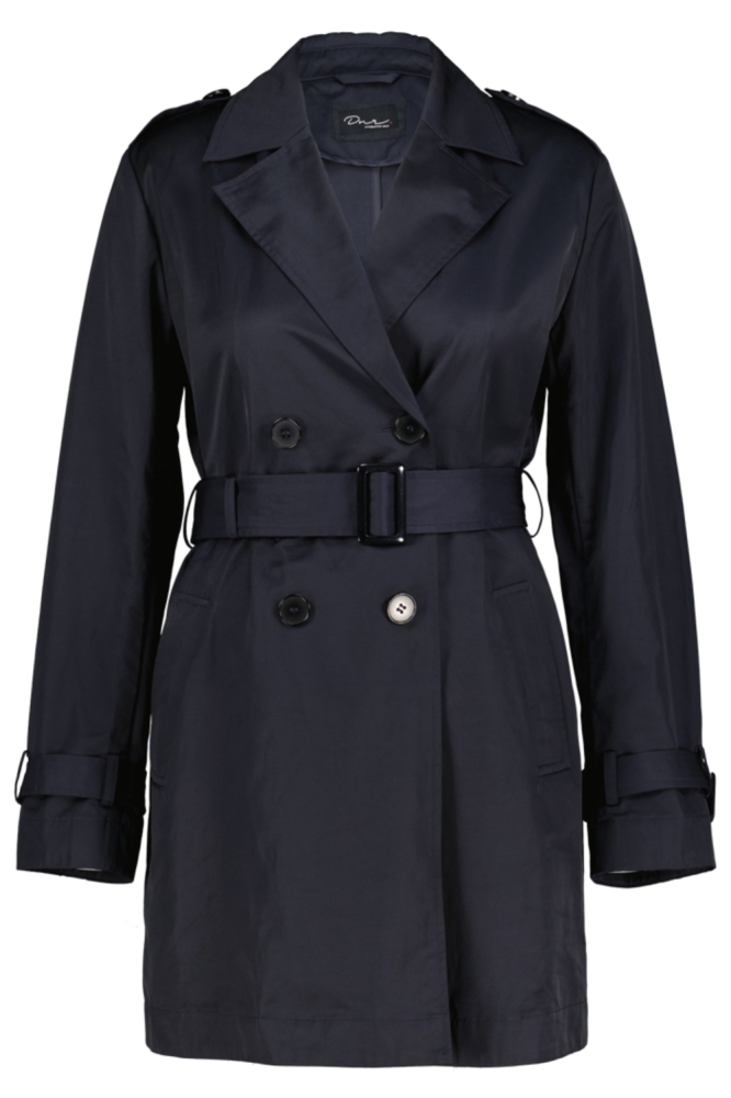 Donders blauwe dames jas | Vooraanzicht