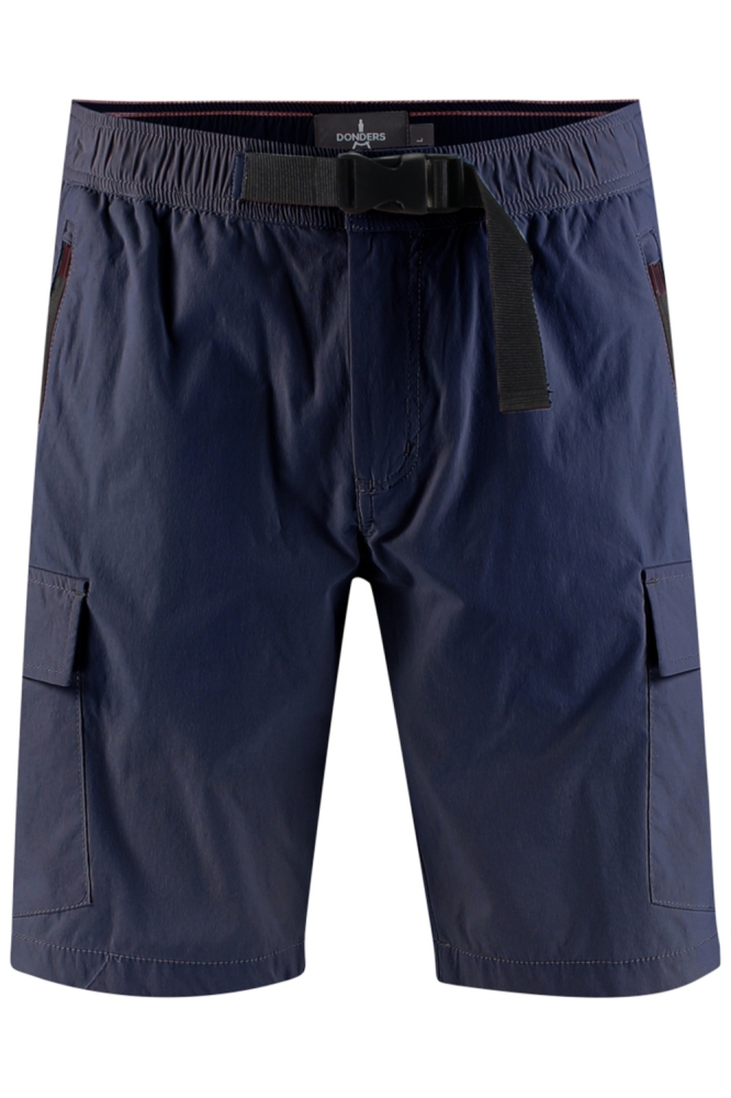Donders blauwe heren korte broek | Vooraanzicht