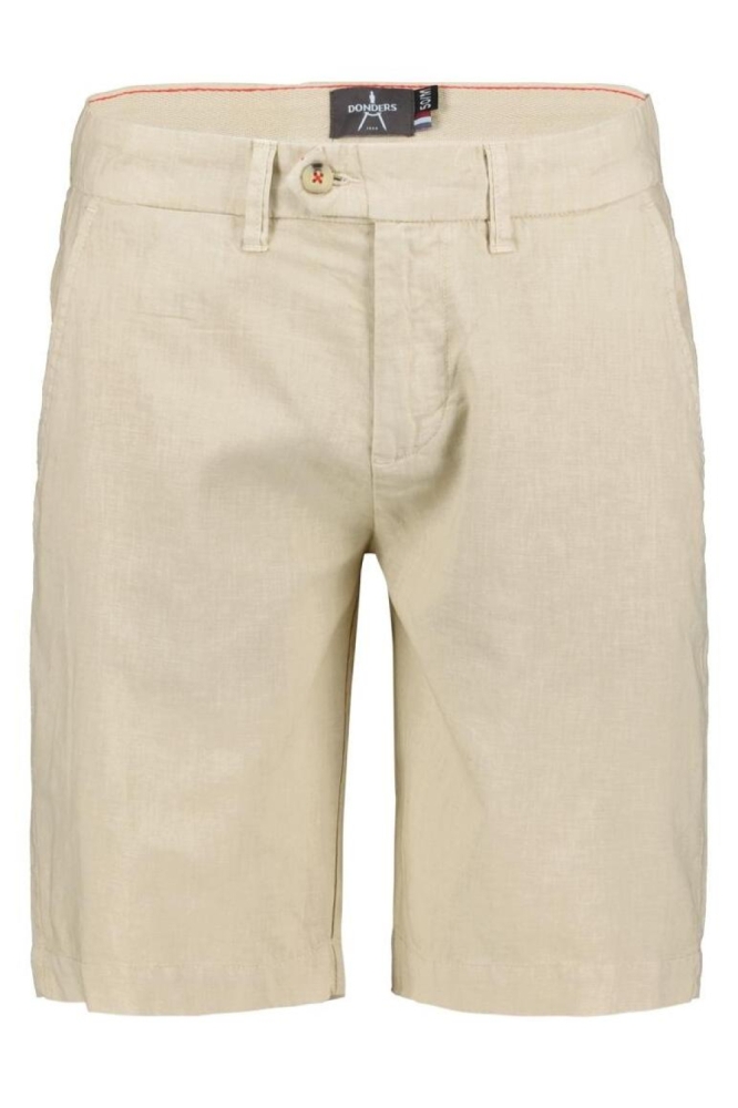 Donders beige heren korte broek | Vooraanzicht