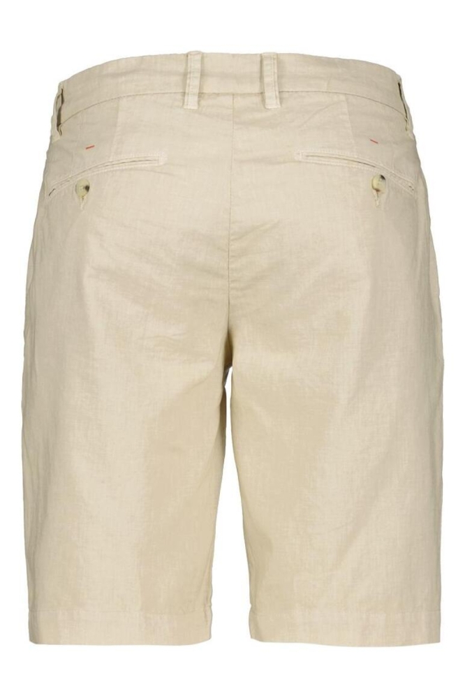 Donders beige heren korte broek | Achteraanzicht