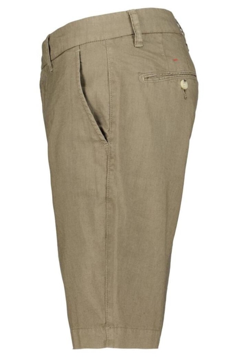 Donders groene heren korte broek | Zijaanzicht