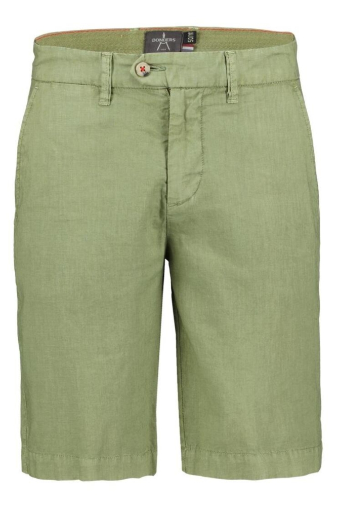 Donders groene heren korte broek | Vooraanzicht