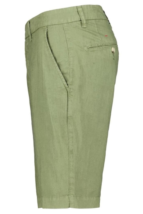 Donders groene heren korte broek | Zijaanzicht