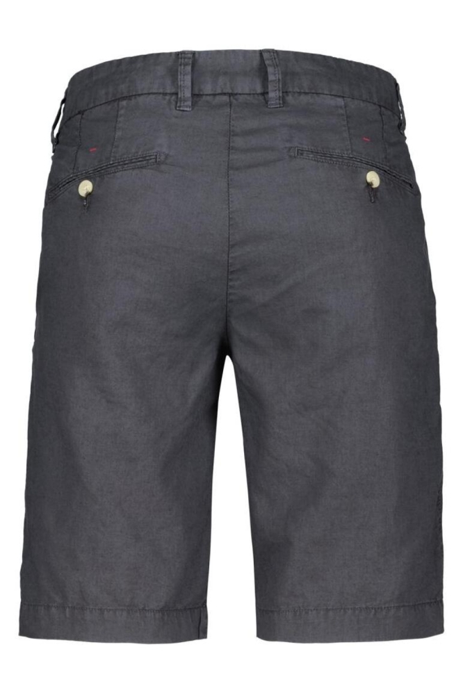 Donders grijze heren korte broek | Achteraanzicht