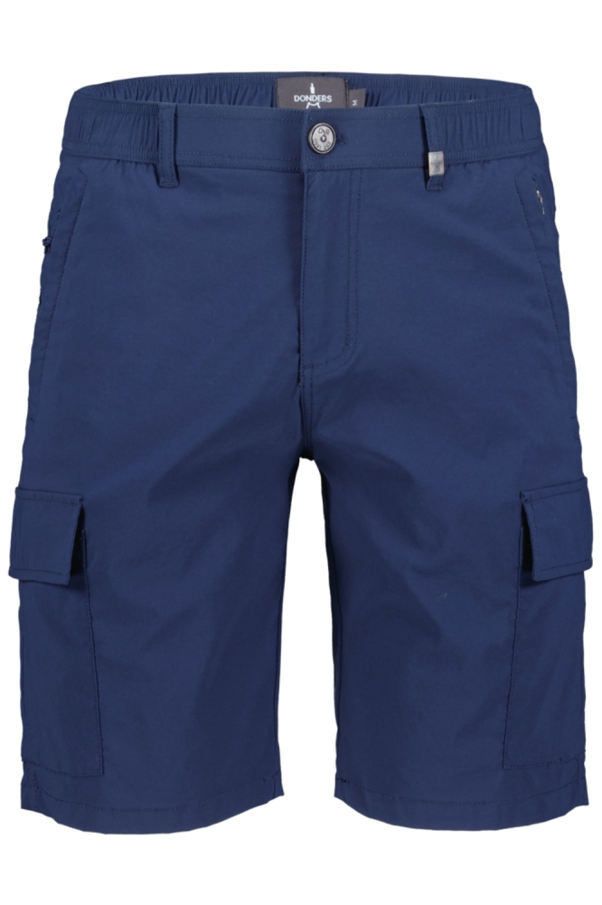 Donders blauwe heren korte broek | Vooraanzicht