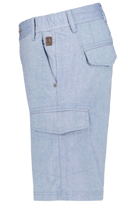 Donders blauwe heren korte broek | Zijaanzicht