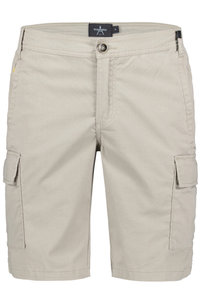 Donders beige heren korte broek | Vooraanzicht