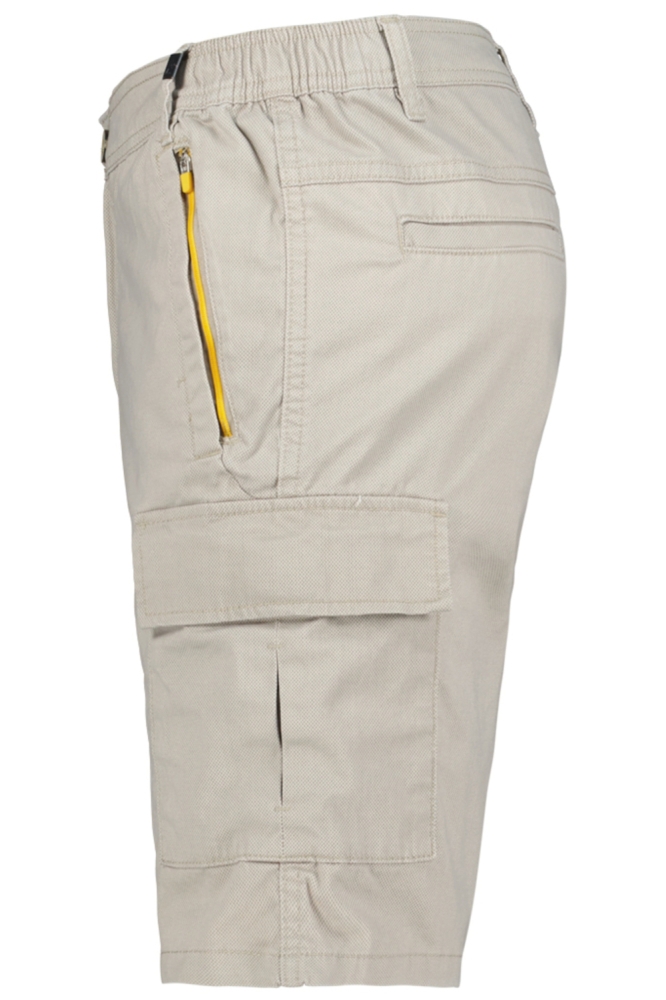 Donders beige heren korte broek | Zijaanzicht