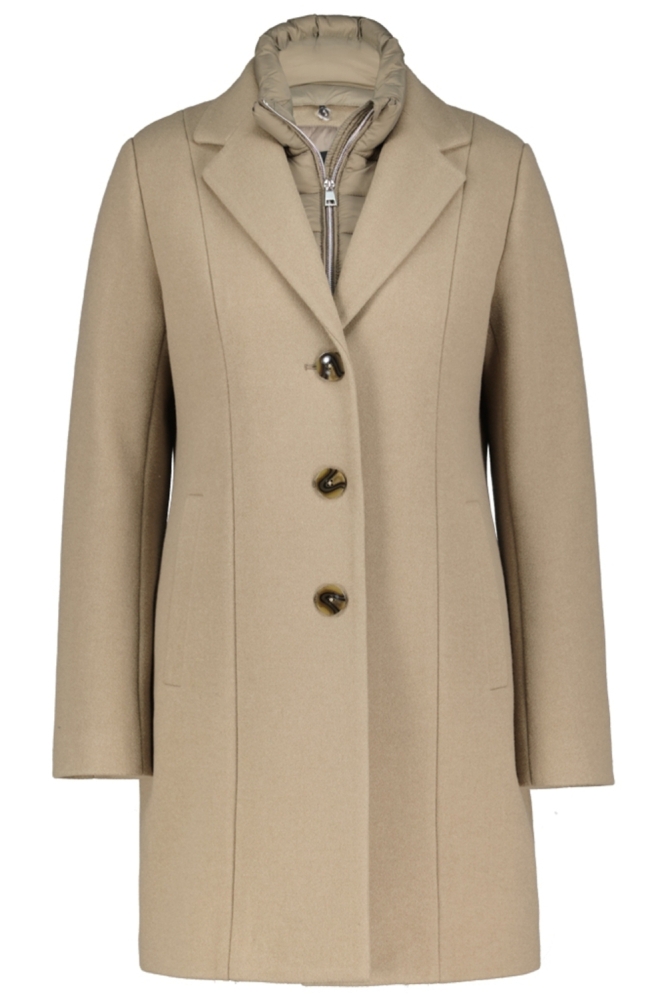 Donders taupe dames jas | Vooraanzicht