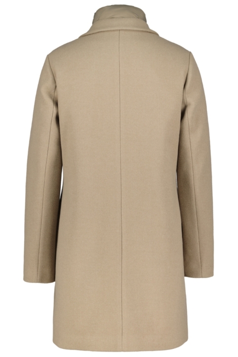 Donders taupe dames jas | Achteraanzicht