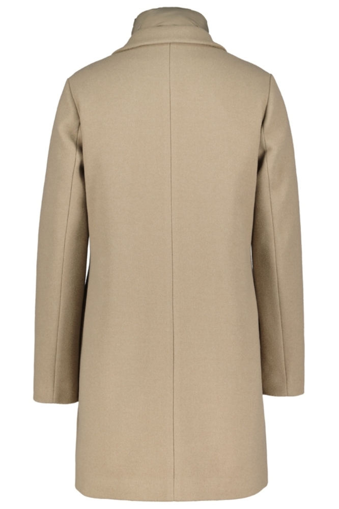 Donders taupe dames jas | Achteraanzicht
