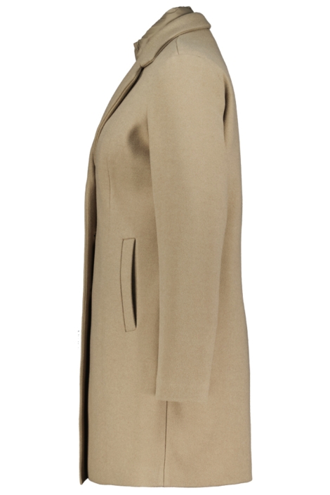 Donders taupe dames jas | Zijaanzicht
