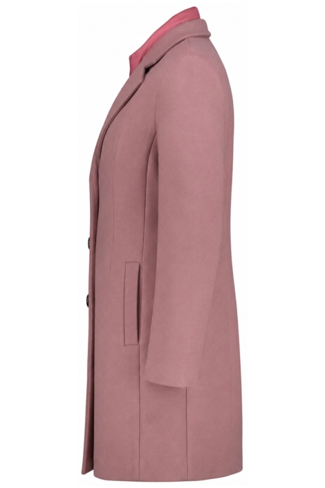 Donders roze dames jas | Zijaanzicht