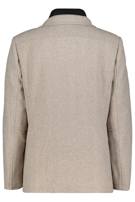 Donders beige heren jas | Achteraanzicht