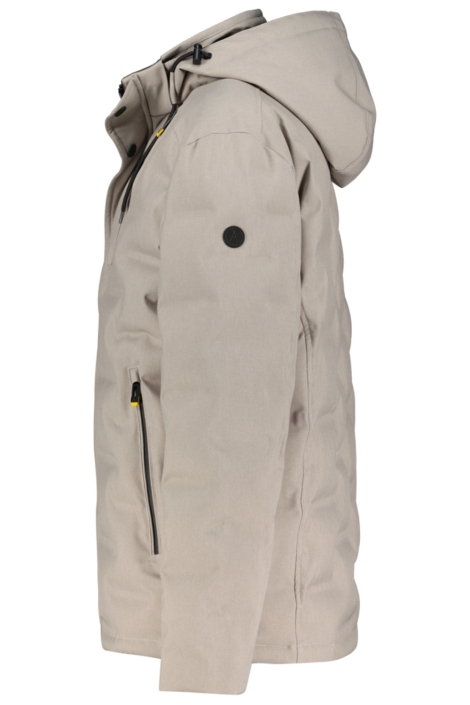 Donders beige heren jas | Zijaanzicht