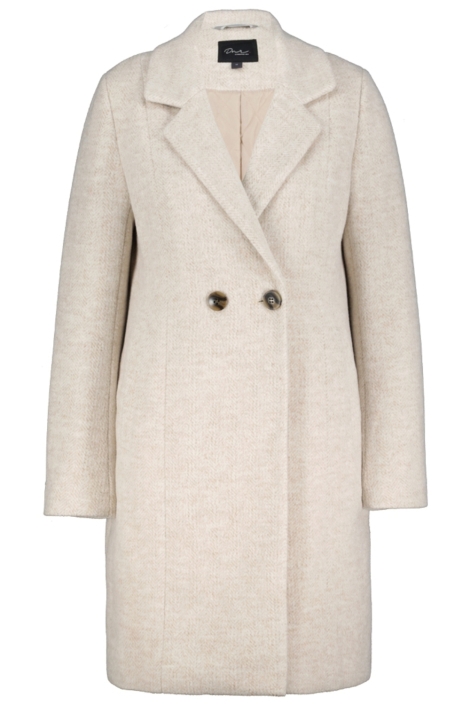 Donders taupe dames jas | Vooraanzicht