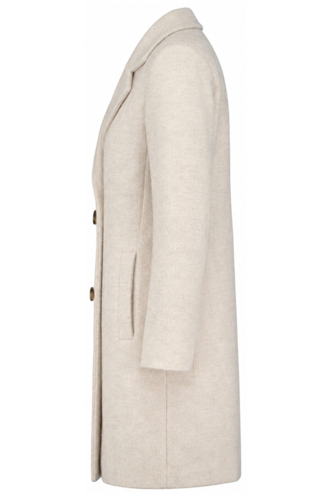 Donders taupe dames jas | Zijaanzicht