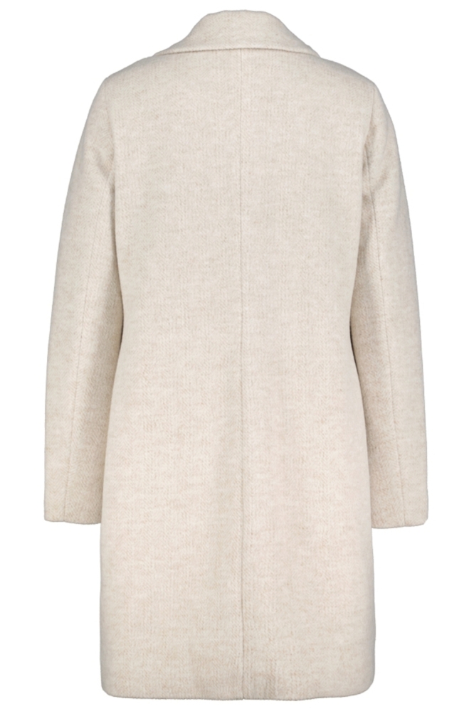 Donders taupe dames jas | Achteraanzicht