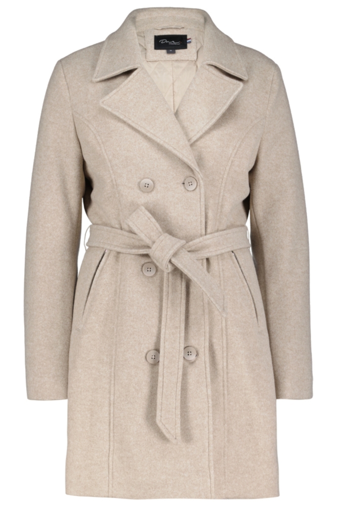 Donders beige dames jas | Vooraanzicht