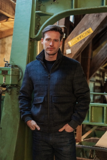 Donders Jas WOOL JACKET 22051 971 DARK GREY