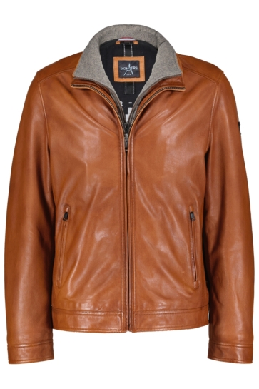 Donders Jas LEATHER JACKET 52619 420 CHESTNUT