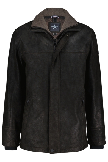 Donders Jas LEATHER JACKET 42791 2 590 BLACK/BROWN