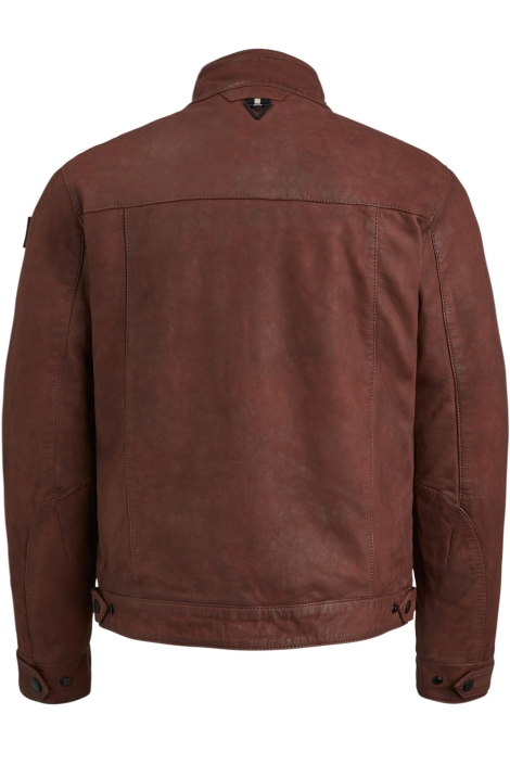 Vanguard cognac heren leren jas | Achteraanzicht