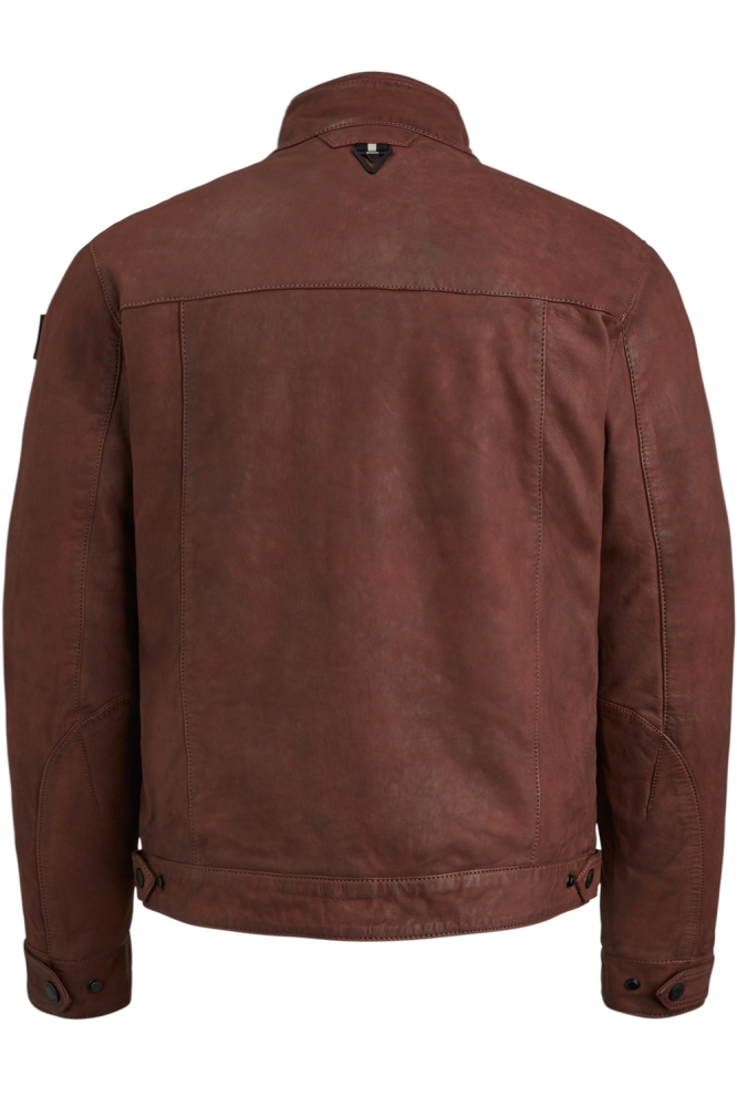 Vanguard cognac heren leren jas | Achteraanzicht