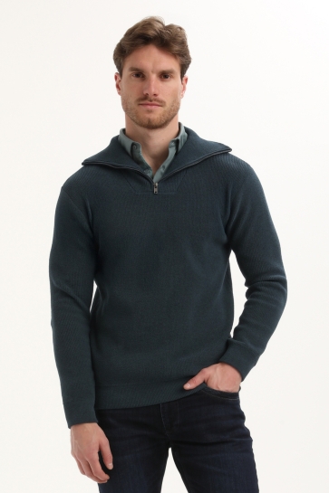 Gabbiano STIJLVOLLE HALZIP CHENILLE TRUI 615767 NAVY