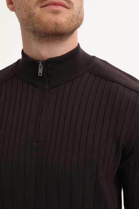 Gabbiano bruine heren trui | Close up