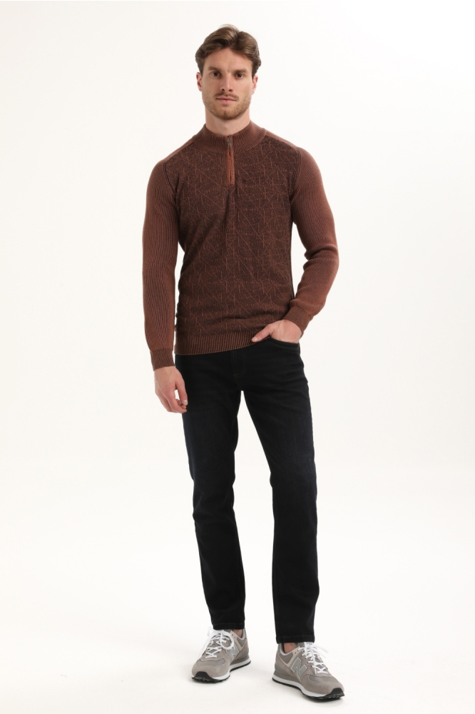 Gabbiano bruine heren trui | Model