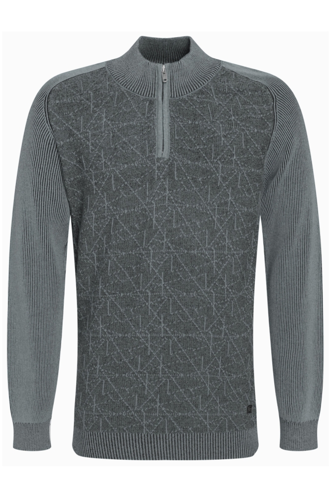 Gabbiano blauwe heren trui | Vooraanzicht