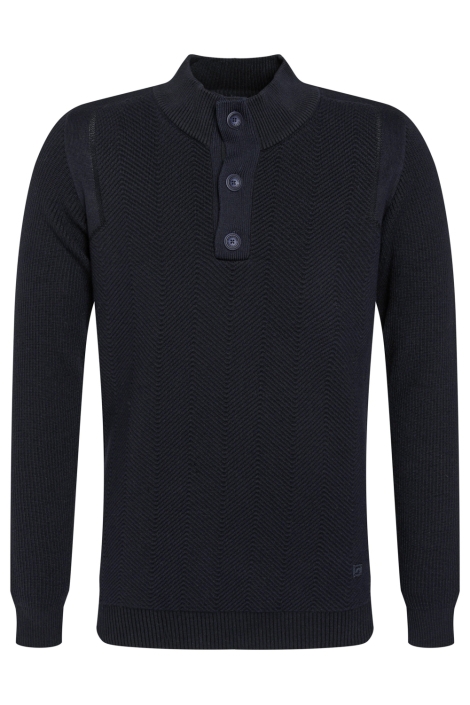 Gabbiano blauwe heren trui | Vooraanzicht