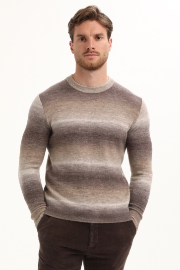 Gabbiano Trui ZACHTE TRUI MET GARDIENT KLEURVERLOOP 615773 TAUPE