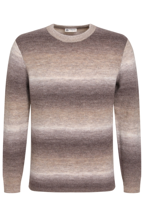 Gabbiano taupe heren trui | Vooraanzicht