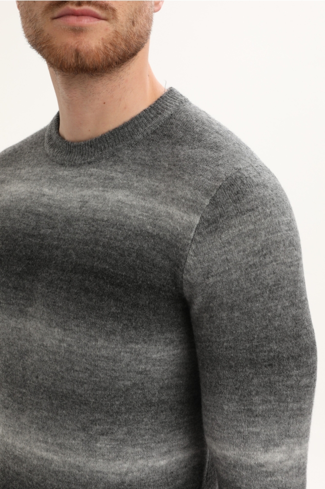Gabbiano grijze heren trui | Close up
