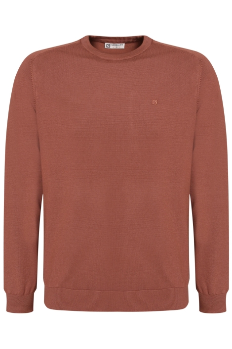 Gabbiano taupe heren trui | Vooraanzicht