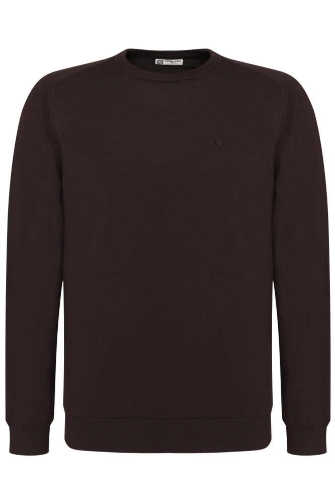 Gabbiano bruine heren trui | Vooraanzicht