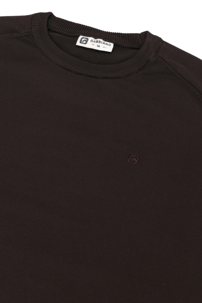 Gabbiano bruine heren trui | Close up