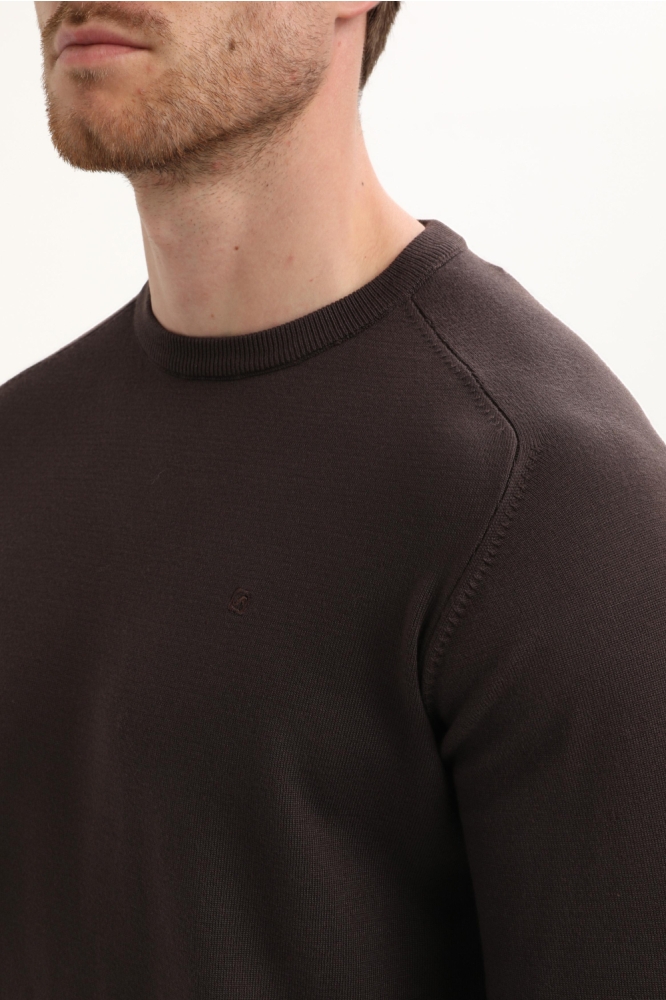 Gabbiano bruine heren trui | Close up