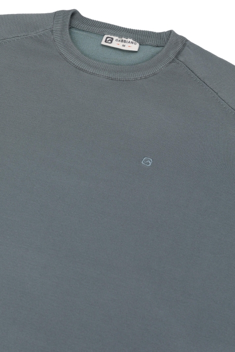 Gabbiano blauwe heren trui | Close up