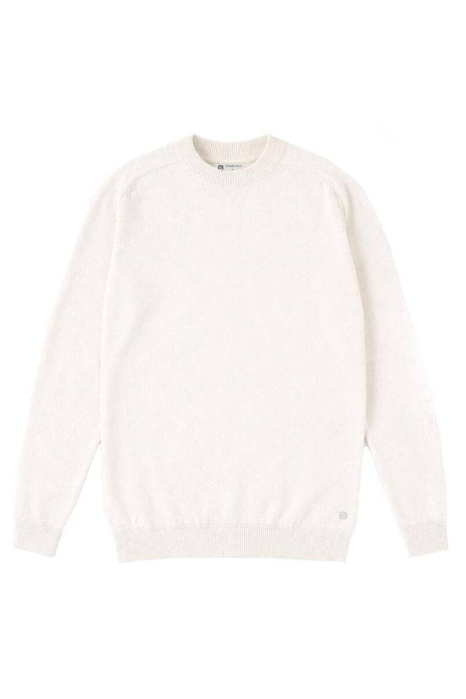 Gabbiano ecru heren trui | Vooraanzicht