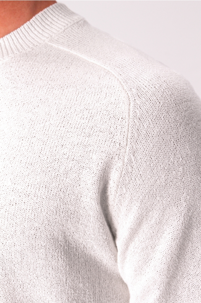 Gabbiano ecru heren trui | Close up