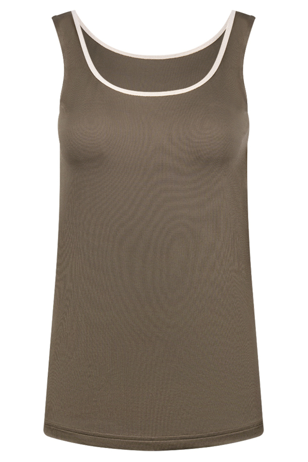 Nukus groene dames top | Ronde hals | Regular fit | Mouwloos