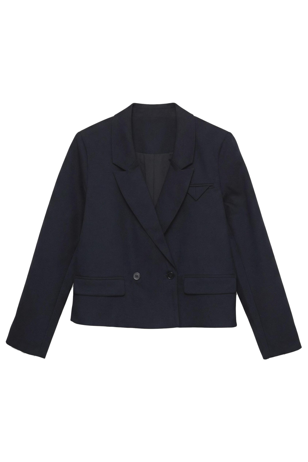 Vero Moda blauwe dames blazer | Revers kraag | Regular fit | Knoopsluiting | Lange mouw