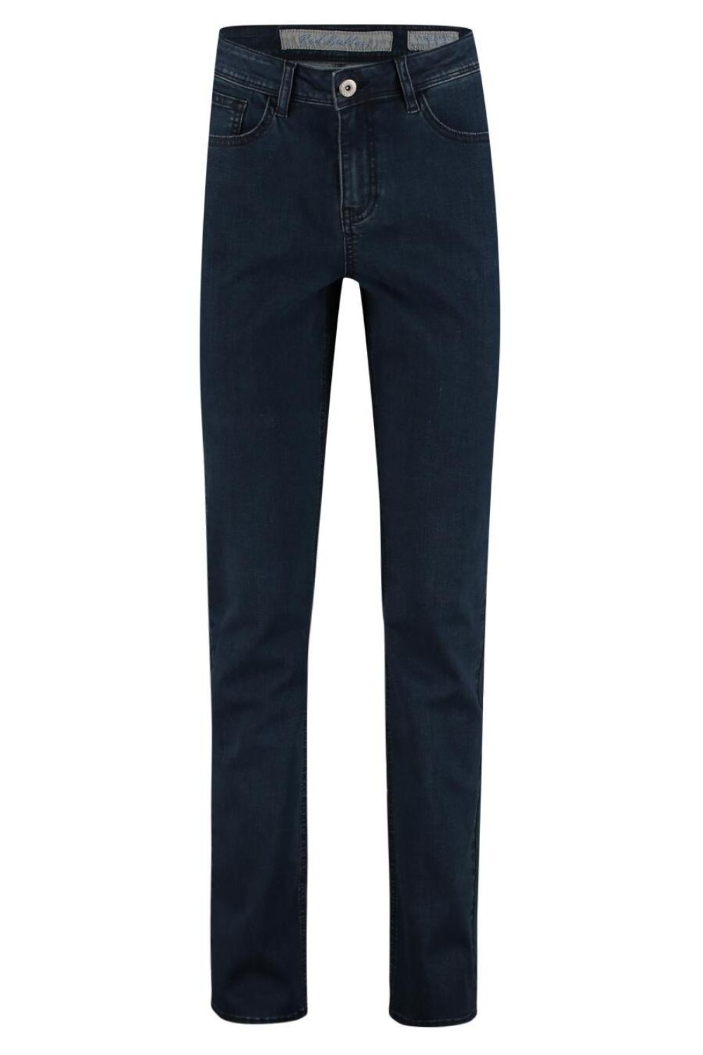 Red Button blauwe dames jeans | Regular waist | Stonewash wassing | Straight fit | 5-Pocket zakken | Knoop- en ritssluiting | Regular waist